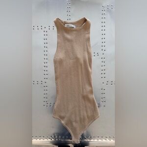 Abercrombie & Fitch Tan Ribbed Top